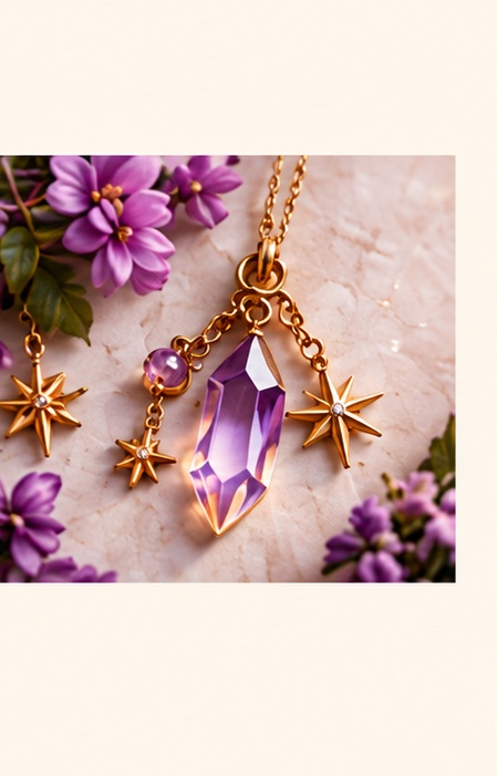 Starlit Crystal Charm